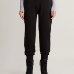 Pantaloni in misto cotone felpato CFWWTR0183FRUT3865 100 WOOLRICH Black 