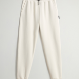 Pantaloni in misto cotone felpato CFWWTR0183FRUT3865 8743 WOOLRICH Milky cream 