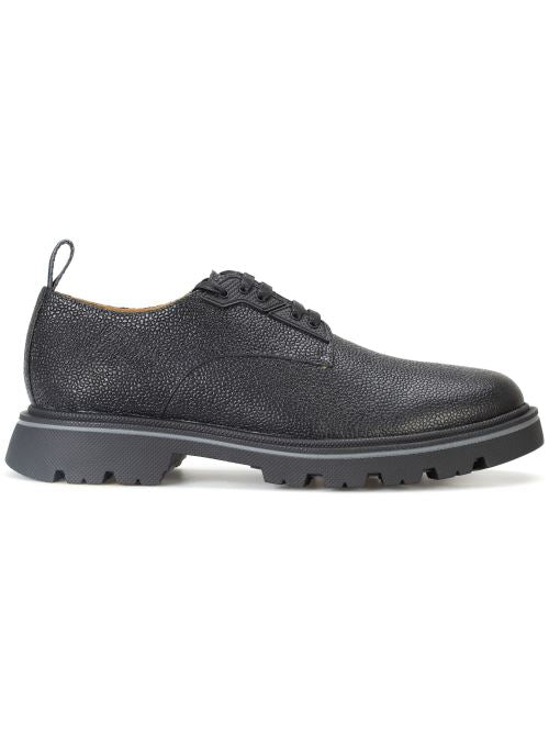 Scarpa derby allacciata con suola in gomma DENORY_DERB_SG 50459950 10238160 01 001 BOSS Black 