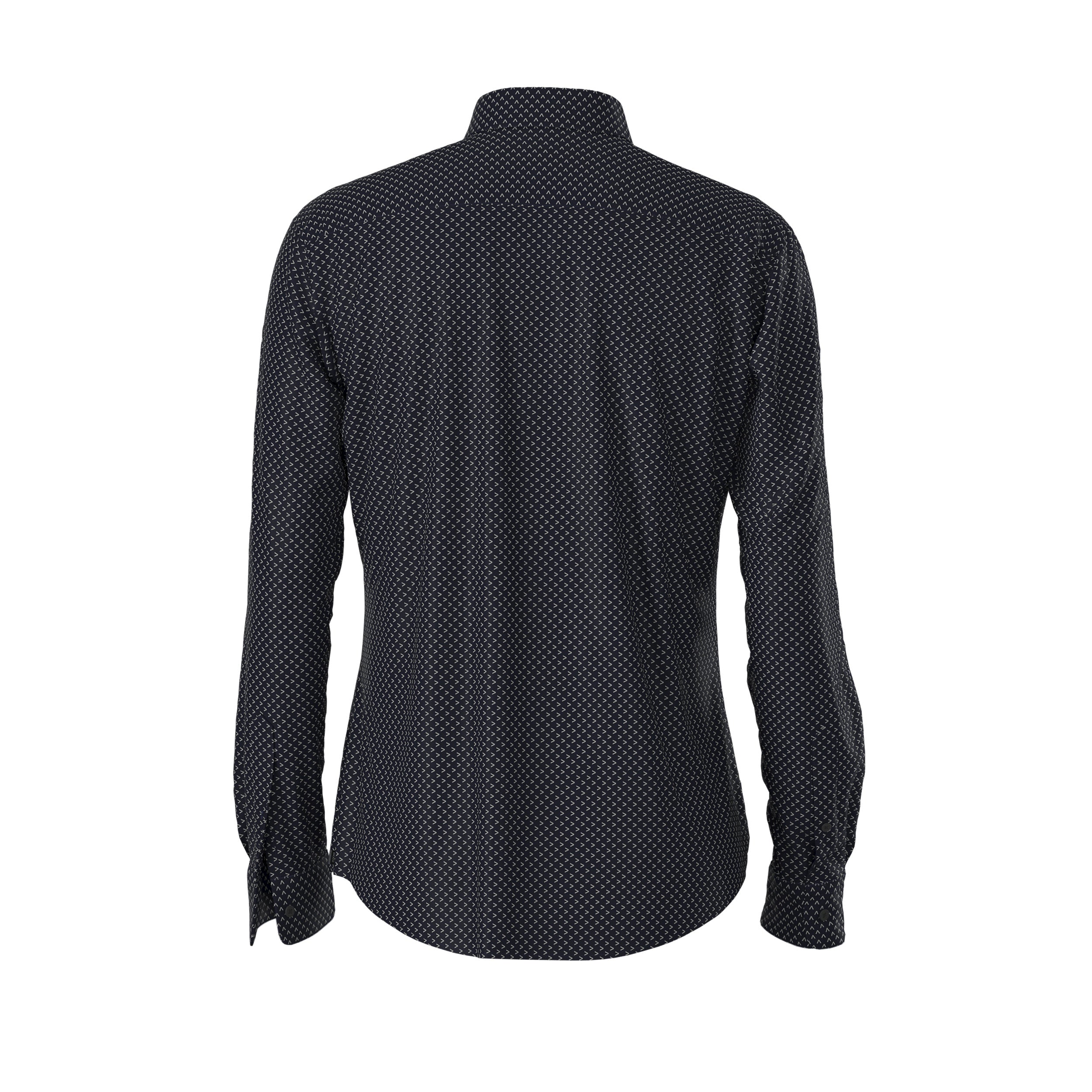 Camicia in jersey microfantasia ROAN_F 10235151 01 405 BOSS Blue 