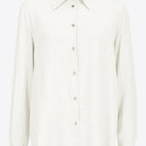 Camicia in jacquard chevron TEMPERATURA 1 Z06 PINKO White 