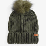Cappello con pon pon LHA0336 LHA OL31 BARBOUR Olive 