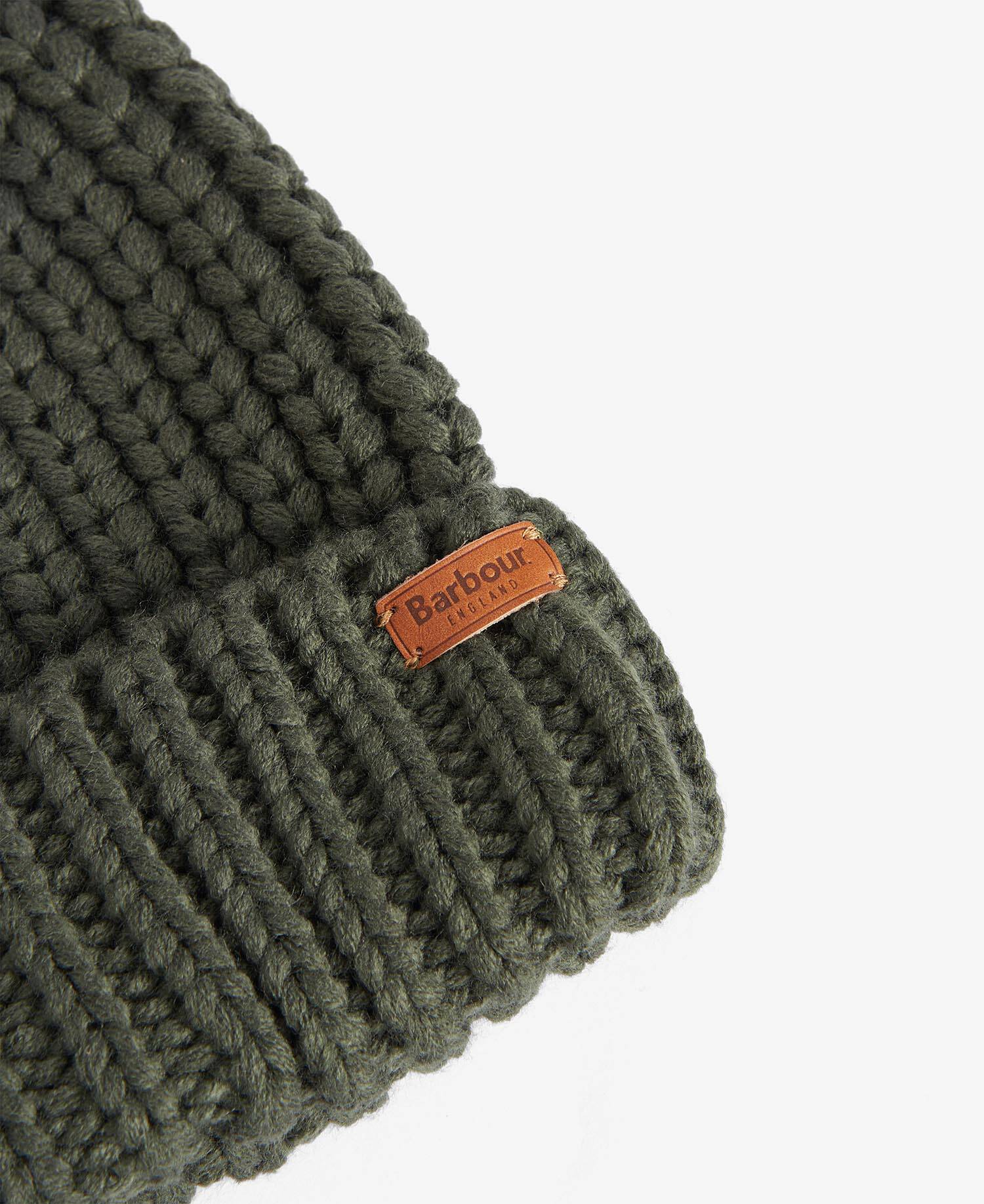 Cappello con pon pon LHA0336 LHA OL31 BARBOUR Olive 