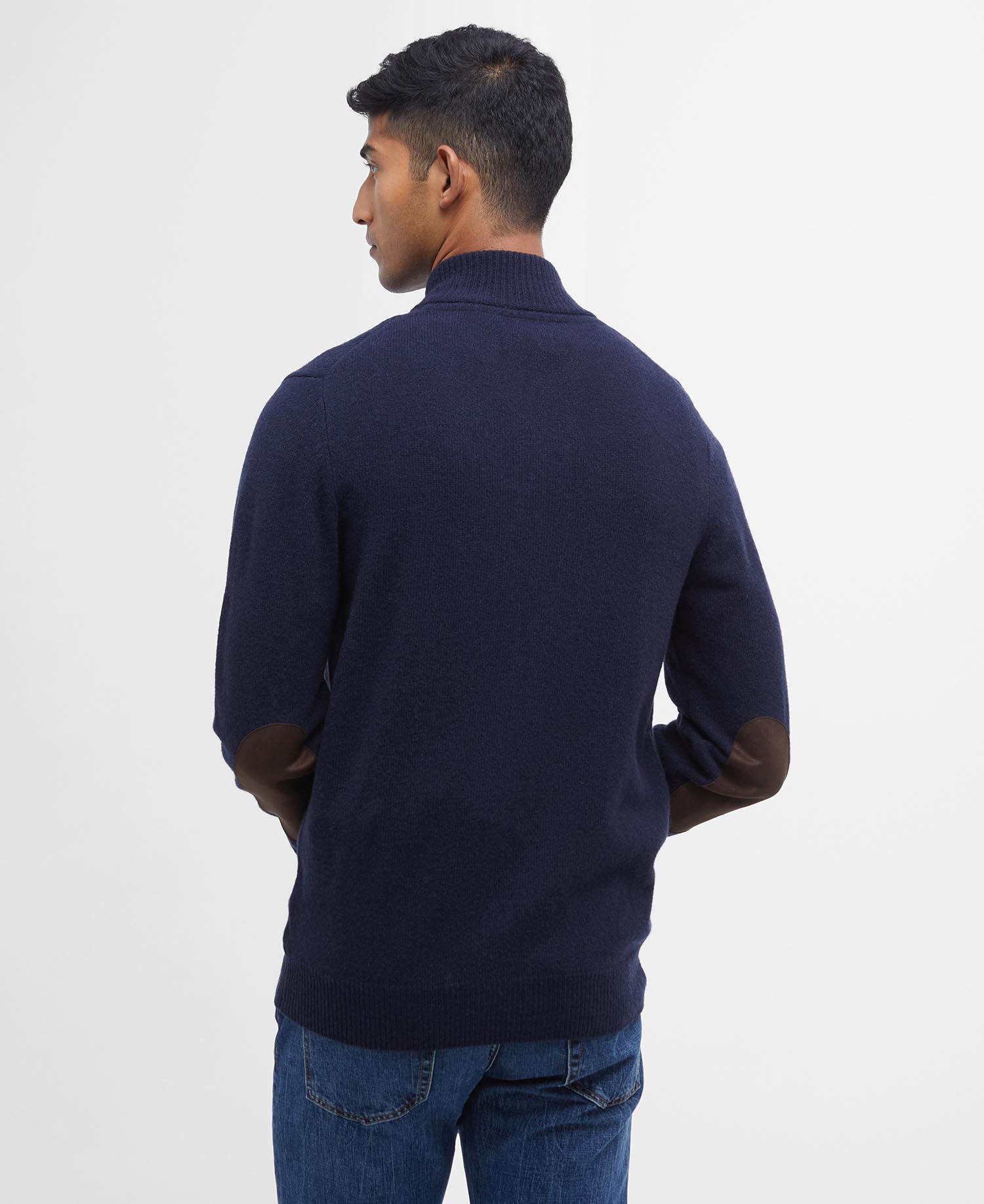 Maglione con zip MKN0731 MKN NY91 BARBOUR Navy 