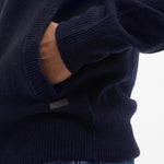 Maglione con zip MKN0731 MKN NY91 BARBOUR Navy 