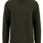 Maglia con mezza zip MKN0837 MKN OL91 BARBOUR Oliva 