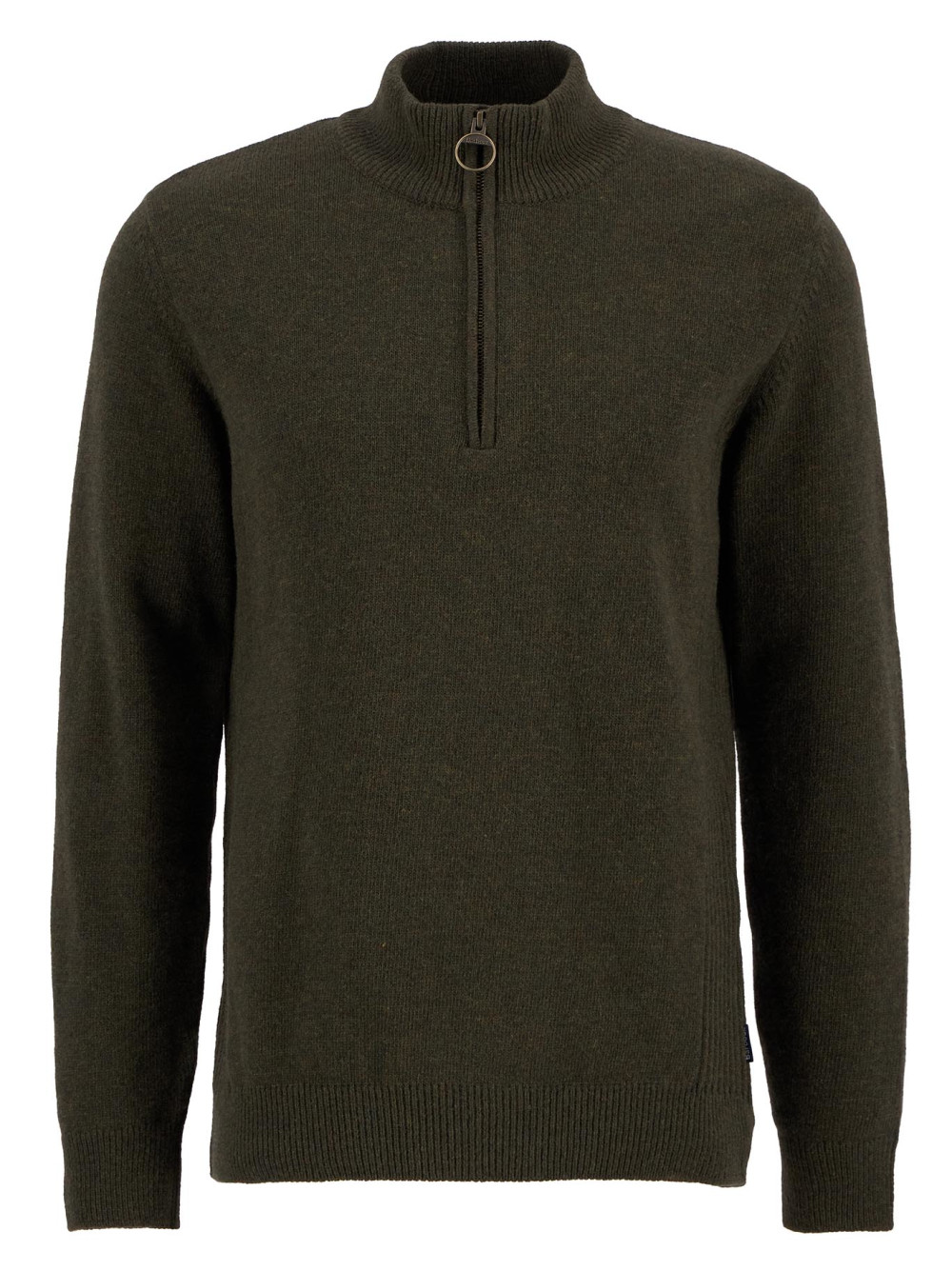 Maglia con mezza zip MKN0837 MKN OL91 BARBOUR Oliva 