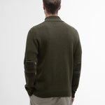 Maglia con mezza zip MKN0837 MKN OL91 BARBOUR Oliva 