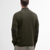 Maglia con mezza zip MKN0837 MKN OL91 BARBOUR Oliva 