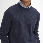 Maglia girocollo in lana MKN1575 MKN NY91 BARBOUR Blue 