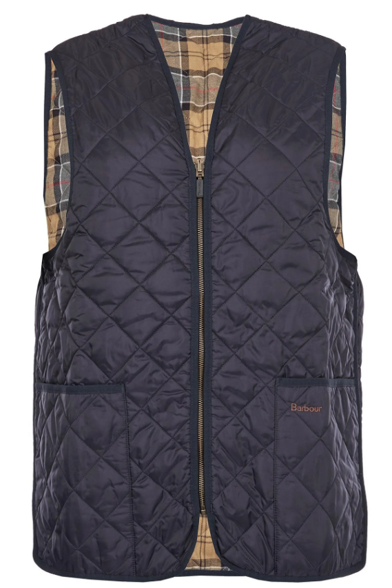 Gilet trapuntato MLI0001 MLI NY91 BARBOUR Navy 