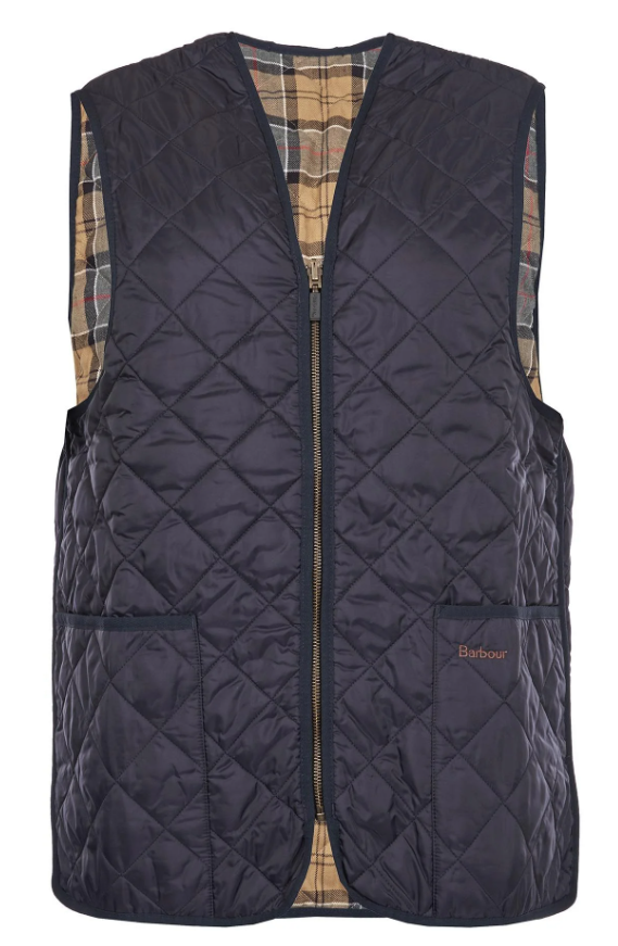 Gilet trapuntato MLI0001 MLI NY91 BARBOUR Navy 