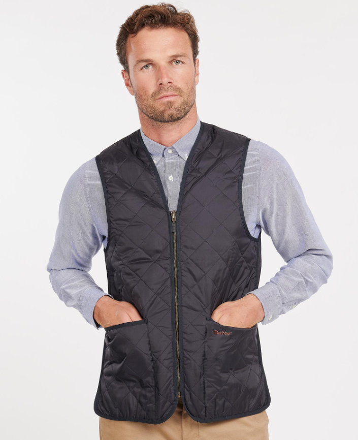 Gilet trapuntato MLI0001 MLI NY91 BARBOUR Navy 