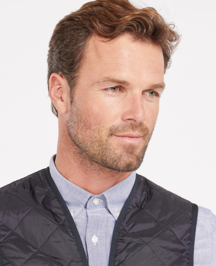Gilet trapuntato MLI0001 MLI NY91 BARBOUR Navy 