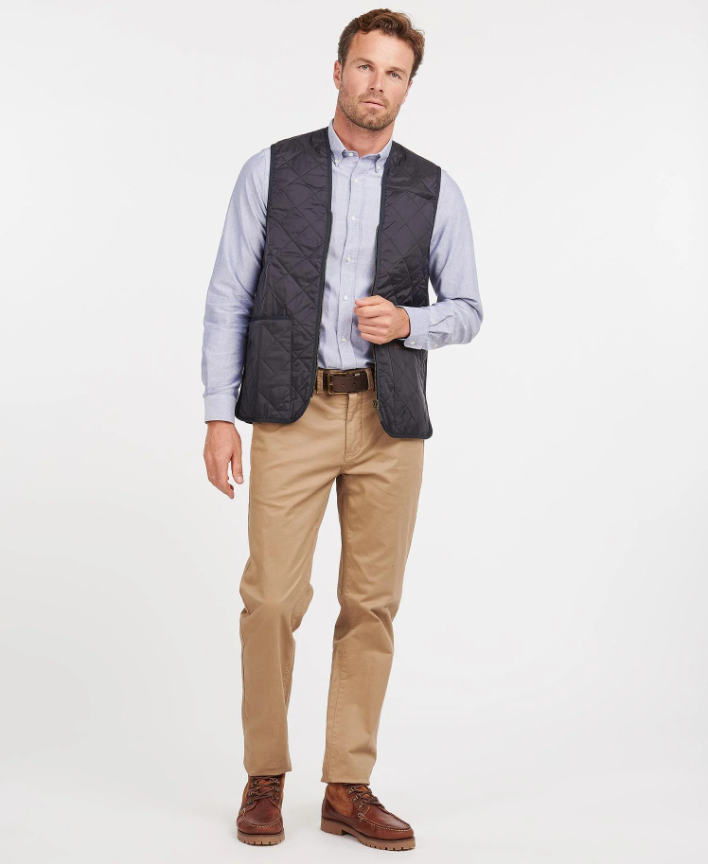 Gilet trapuntato MLI0001 MLI NY91 BARBOUR Navy 