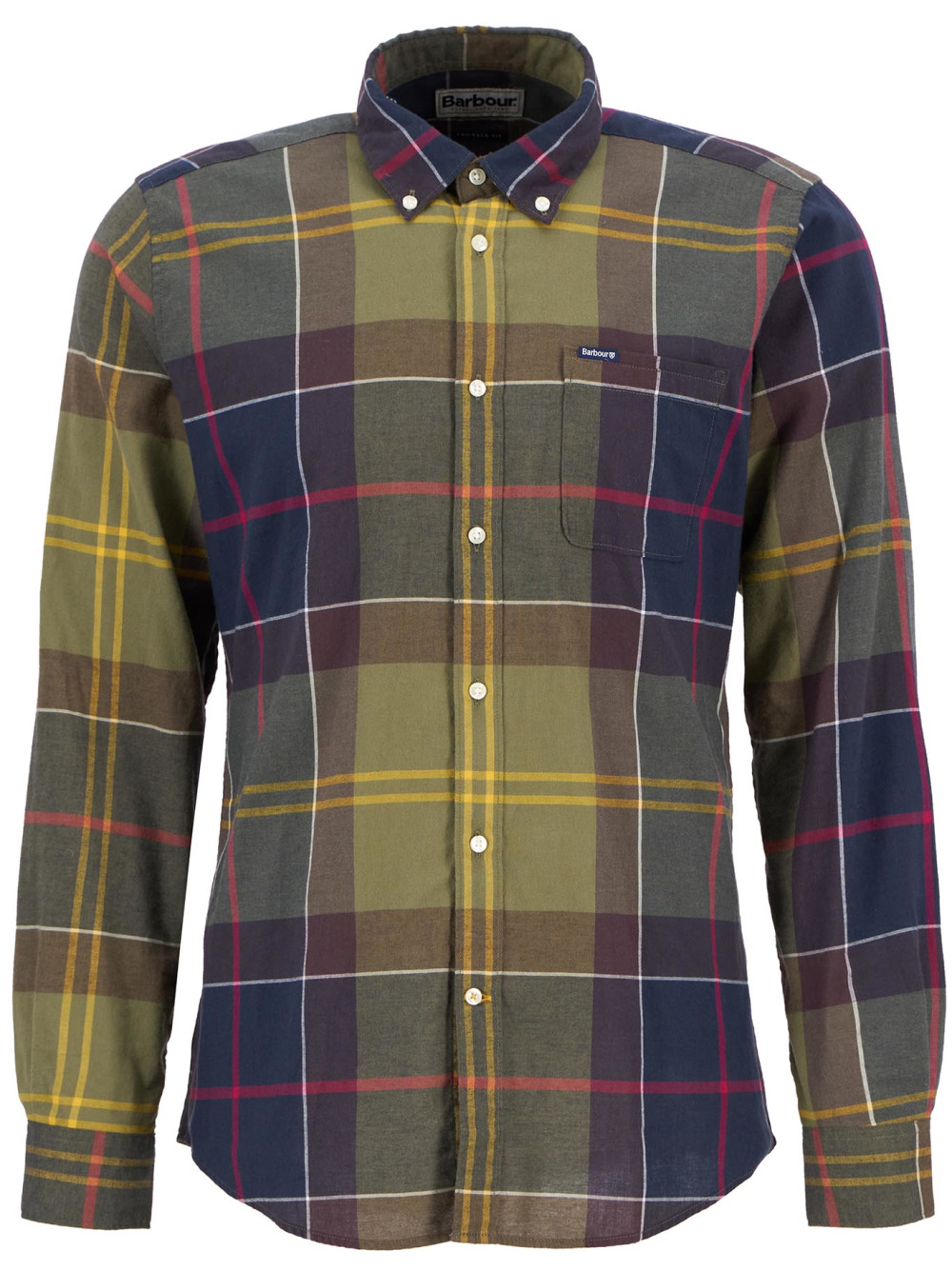 Camicia button down taglio sartoriale MSH4992 MSH TN52 BARBOUR Classic tartan 