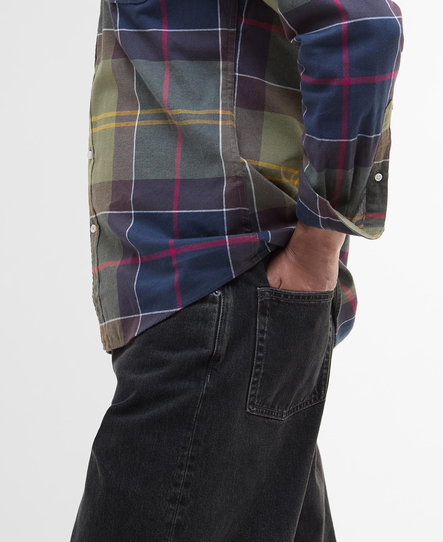 Camicia button down taglio sartoriale MSH4992 MSH TN52 BARBOUR Classic tartan 