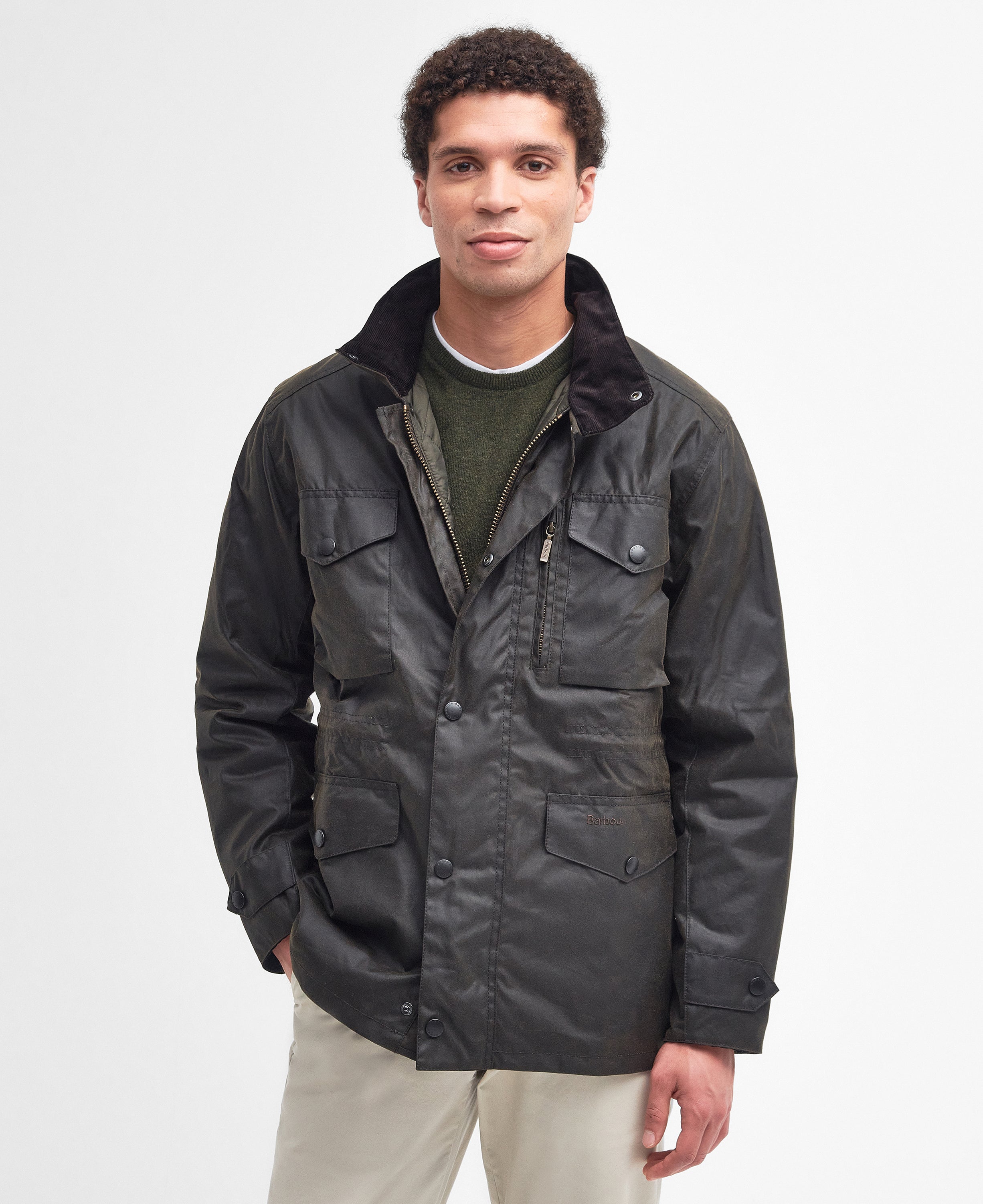 Giacca cerata MWX0020 MWX OL71 BARBOUR Olive/classic 