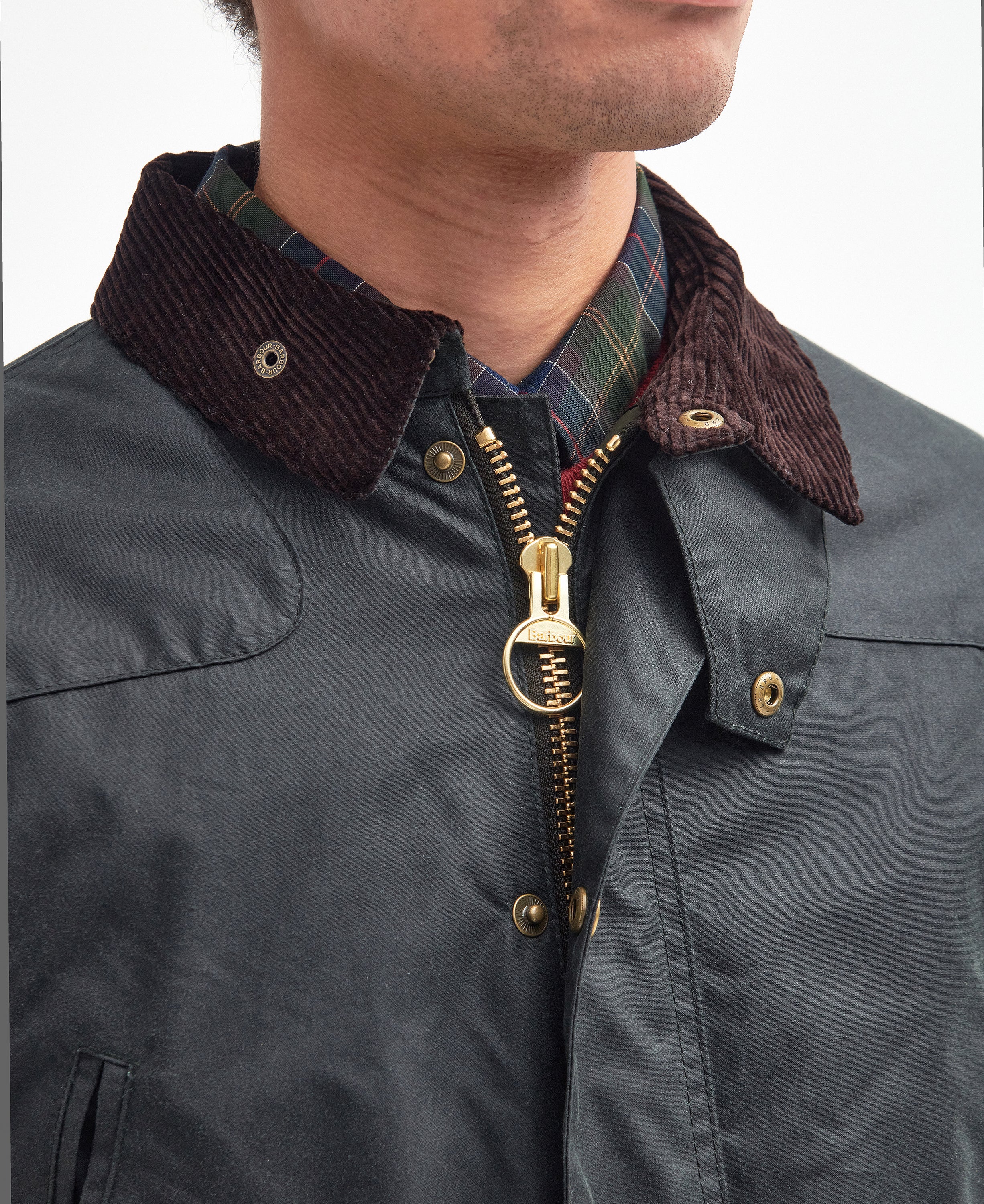 Giacca in cotone cerato MWX1106 MWX SG51 BARBOUR Sage 