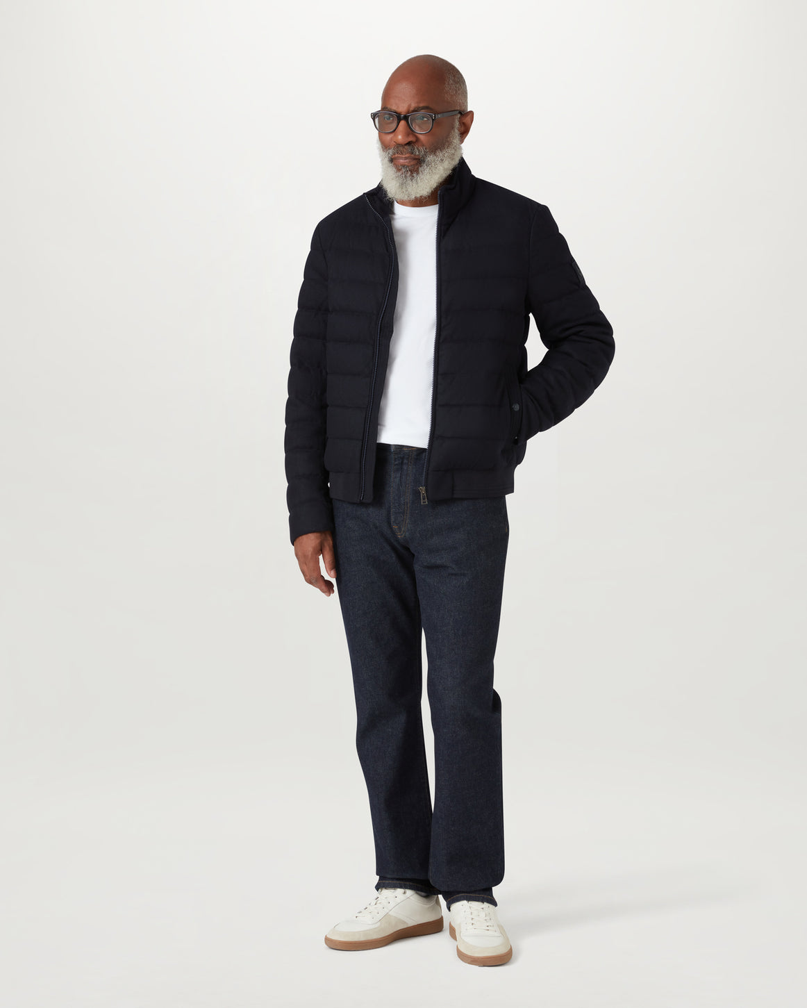 Piumino in lana idrorepellente CIRCUITEER JACKET 105949 DKINK BELSTAFF Dark ink 