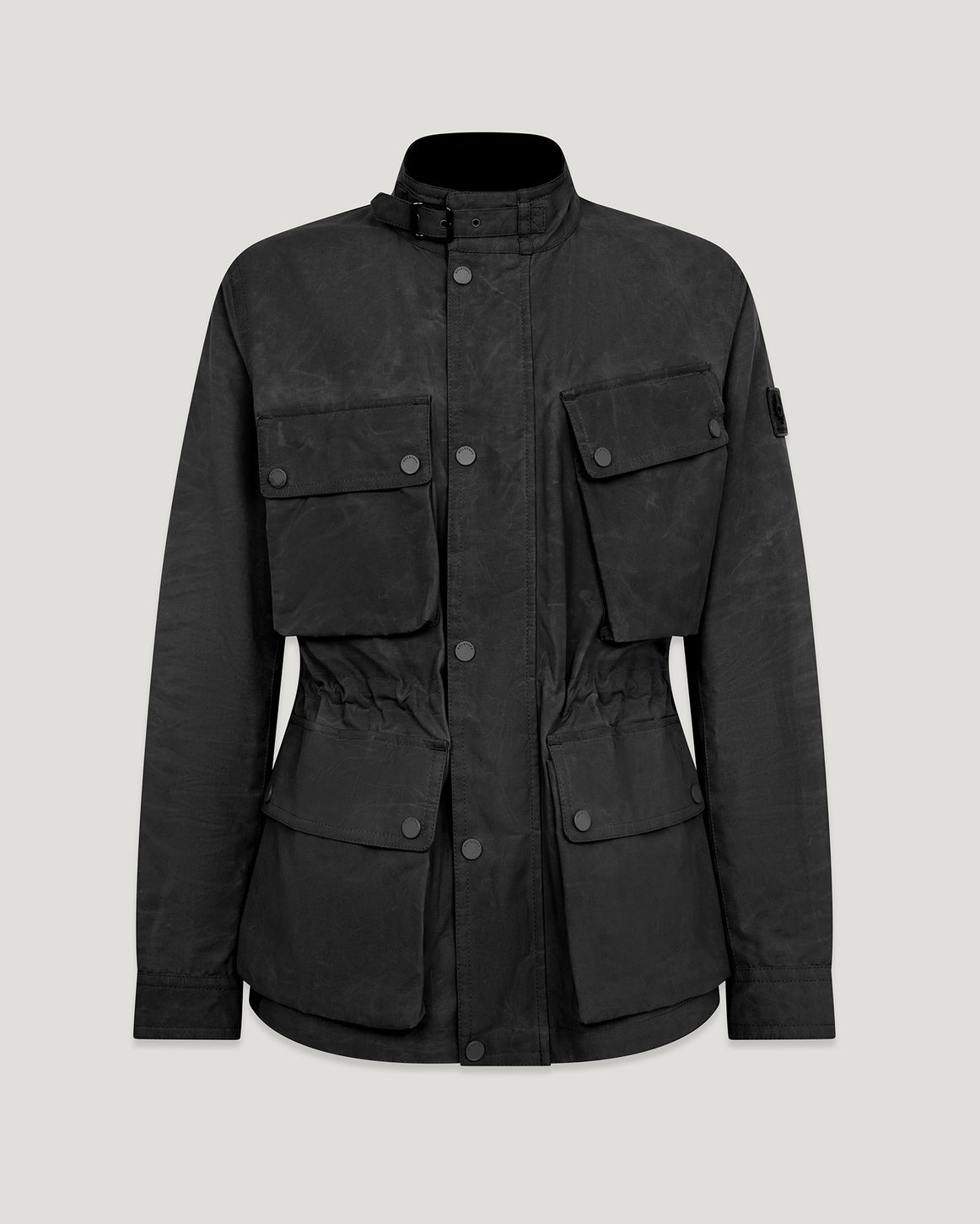 Field jacket in cotone cerato SERVICE FIELDMASTER 106016 BLACK BELSTAFF Black 