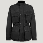 Field jacket in cotone cerato SERVICE FIELDMASTER 106016 BLACK BELSTAFF Black 