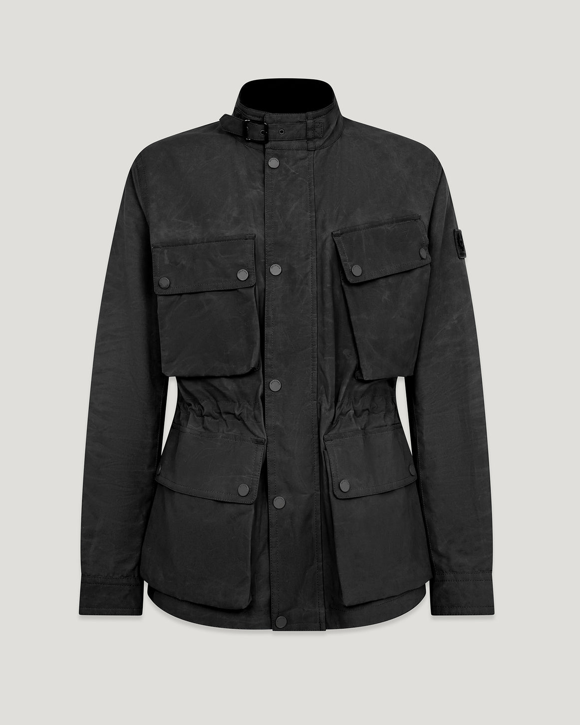 Field jacket in cotone cerato SERVICE FIELDMASTER 106016 BLACK BELSTAFF Black 