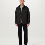 Field jacket in cotone cerato SERVICE FIELDMASTER 106016 BLACK BELSTAFF Black 