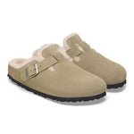 Sabot in suede con sherarliong interno BOSTON SHEARLING 1028299 TAUPE BIRKENSTOCK Taupe 
