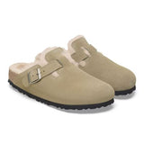 Sabot in suede con sherarliong interno BOSTON SHEARLING 1028299 TAUPE BIRKENSTOCK Taupe 