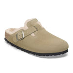 Sabot in suede con sherarliong interno BOSTON SHEARLING 1028299 TAUPE BIRKENSTOCK Taupe 