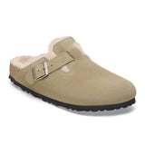Sabot in suede con sherarliong interno BOSTON SHEARLING 1028299 TAUPE BIRKENSTOCK Taupe 