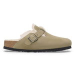 Sabot in suede con sherarliong interno BOSTON SHEARLING 1028299 TAUPE BIRKENSTOCK Taupe 