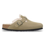 Sabot in suede con sherarliong interno BOSTON SHEARLING 1028299 TAUPE BIRKENSTOCK Taupe 