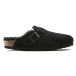 Sabot in suede con sherarliong interno BOSTON SHEARLING 259883 BLACK BIRKENSTOCK Black 