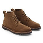 Stivale in suede allacciato UPPSALA MID 1030088 DARK TEA BIRKENSTOCK Dark tea 