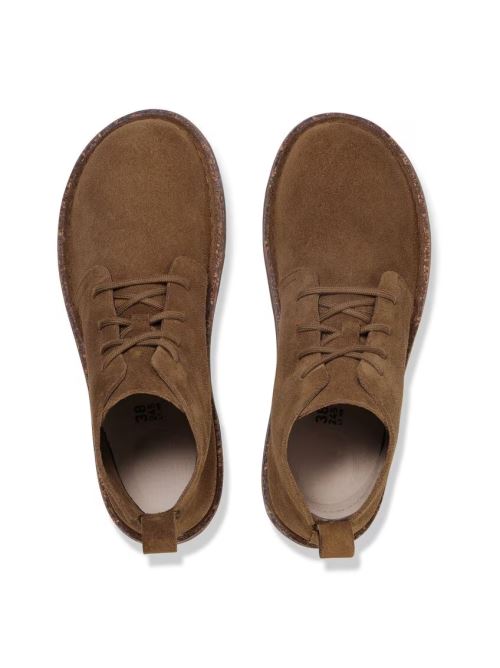 Stivale in suede allacciato UPPSALA MID 1030088 DARK TEA BIRKENSTOCK Dark tea 