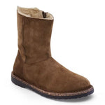 Stivale in suede con interno in shearling UPPSALA ZIP SHEARLING 1030218 DARK TEA BIRKENSTOCK Dark tea 