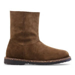 Stivale in suede con interno in shearling UPPSALA ZIP SHEARLING 1030218 DARK TEA BIRKENSTOCK Dark tea 