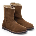 Stivale in suede con interno in shearling UPPSALA ZIP SHEARLING 1030218 DARK TEA BIRKENSTOCK Dark tea 