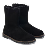 Stivale in suede con interno in shearling UPPSALA ZIP SHEARLING 1030242 BLACK BIRKENSTOCK Black 