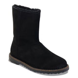 Stivale in suede con interno in shearling UPPSALA ZIP SHEARLING 1030242 BLACK BIRKENSTOCK Black 