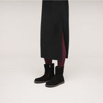 Stivale in suede con interno in shearling UPPSALA ZIP SHEARLING 1030242 BLACK BIRKENSTOCK Black 