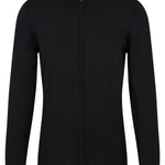 Maglia con zip 50468254 10241502 01 001 BOSS Black 
