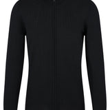 Maglia con zip 50468254 10241502 01 001 BOSS Black 