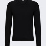 Maglia in lana merinos 50468261 10241495 01 001 BOSS Black 