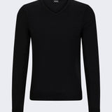 Maglia in lana merinos 50468261 10241495 01 001 BOSS Black 