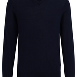 Maglia in lana merinos 50468261 10241495 01 404 BOSS Dark blue 