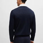 Maglia in lana merinos 50468261 10241495 01 404 BOSS Dark blue 