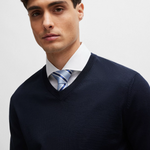 Maglia in lana merinos 50468261 10241495 01 404 BOSS Dark blue 